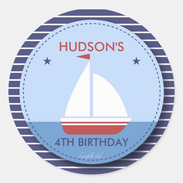 Sailboat Sticker (Front)