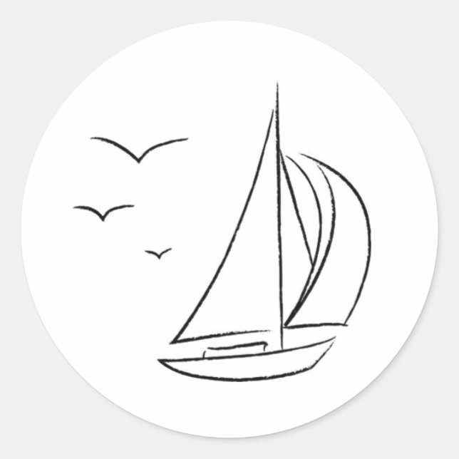 Sailboat Stickers (Front)