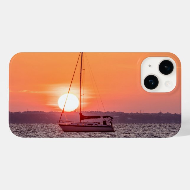 Sailboat Sunrise Case-Mate iPhone Case (Back (Horizontal))