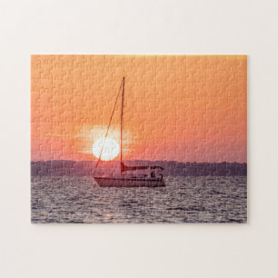 Sailboat Sunrise Jigsaw Puzzle