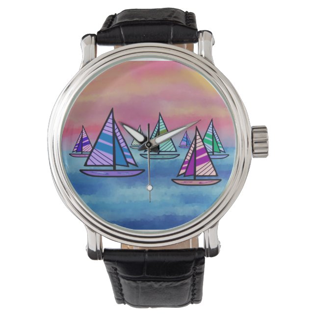 Sailboat Sunrise Watch (Front)