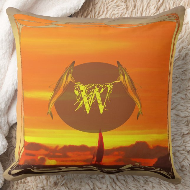 Sailboat Sunset 1300 Cushion (Creator Uploaded)