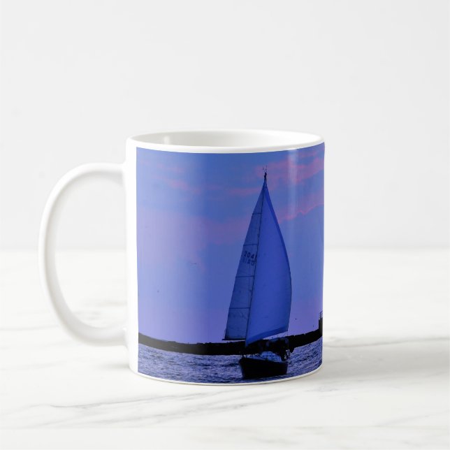 Sailboat Sunset Mug (Left)
