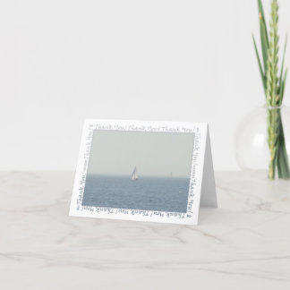 Sailboat Thank You Card
