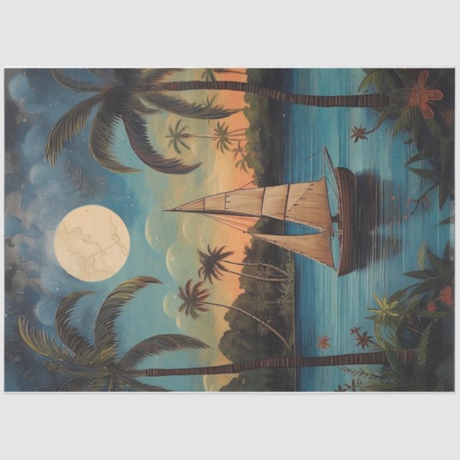 Sailboat Tissue Paper (Front)