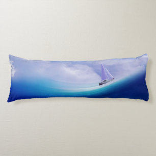 Sailboat up an Epic Wave Body Cushion