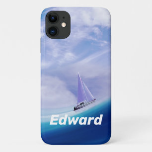 Sailboat up an Epic Wave iPhone 11 Case