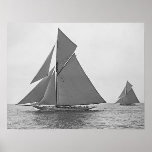 Sailboat Vigilant 1893 Poster