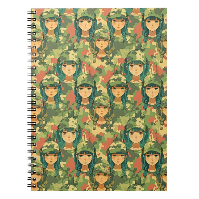 Sailboat with scarlet sails watercolor pattern  notebook (Front)