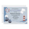 Sailboats and Lighthouse Baby Shower Invitation