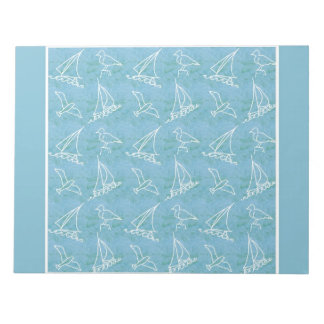 Sailboats and Seagulls Notepad or Jotter