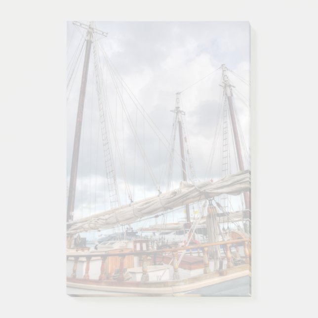 Sailboats Are Docked In The Key West Harbour Post-it Notes (Front)