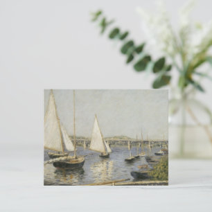Sailboats at Argenteuil by Gustave Caillebotte