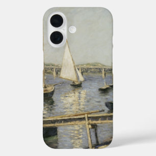 Sailboats at Argenteuil by Gustave Caillebotte iPhone 16 Case