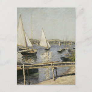 Sailboats at Argenteuil by Gustave Caillebotte Postcard