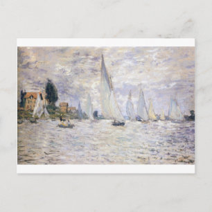 Sailboats - Claude Monet Postcard