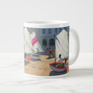 Sailboats Costa Brava 1999 Large Coffee Mug