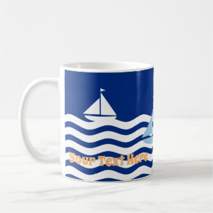 Sailboats Day Custom Coffee Mug