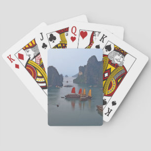 Sailboats in Ha Long Bay - Vietnam, Asia Playing Cards