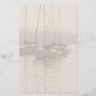 Sailboats in Marina Stationery