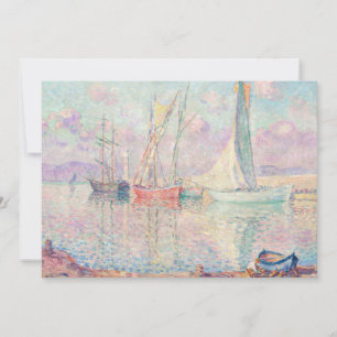 Sailboats in Port of Saint-Tropez   Henri Lebasque