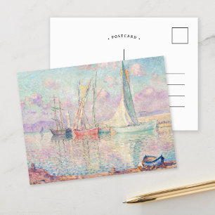 Sailboats in Port of Saint-Tropez   Henri Lebasque Postcard