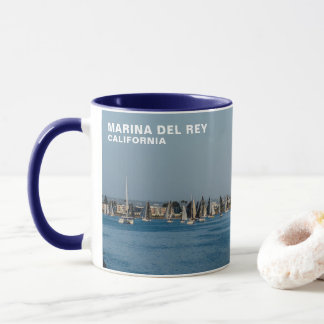 Sailboats in the Marina - Marina del Rey, CA Mug