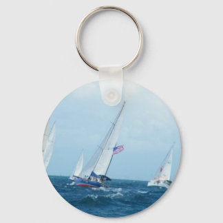 Sailboats Key Ring