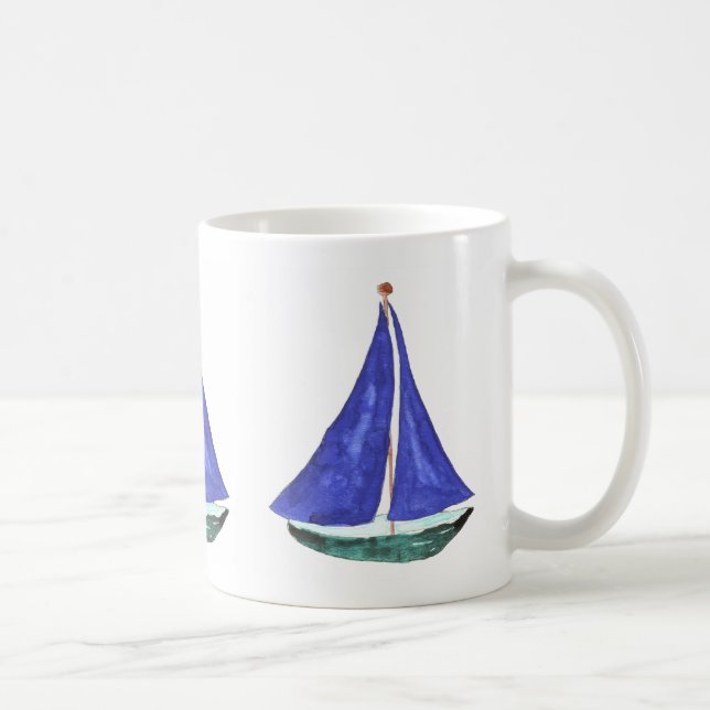 Sailboats Mugs & Drinkware (Right)