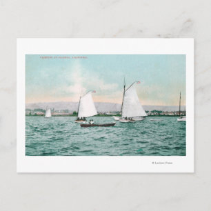 Sailboats off Alameda BeachAlameda, CA Postcard