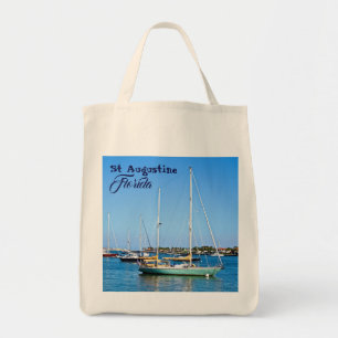 Sailboats on Matanzas Bay St. Augustine Florida Tote Bag