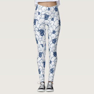 Sailboats On The Sea Pattern Leggings