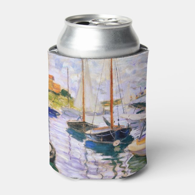 Sailboats on the Seine at Petit  Claude Monet     Can Cooler (Can Front)