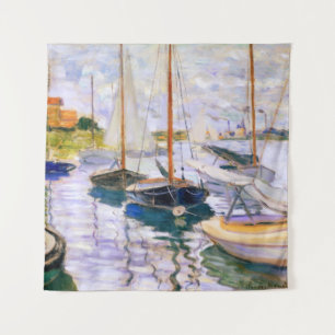 Sailboats on the Seine at Petit  Claude Monet    Tapestry