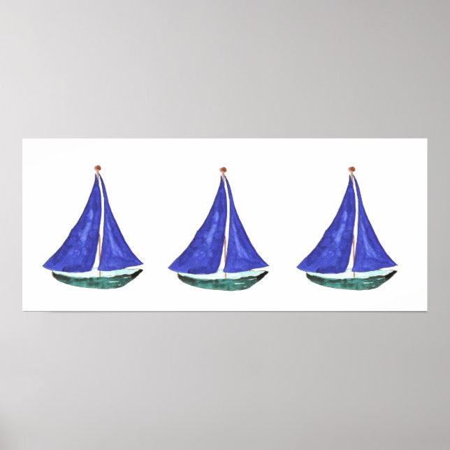 Sailboats Posters & Prints (Front)