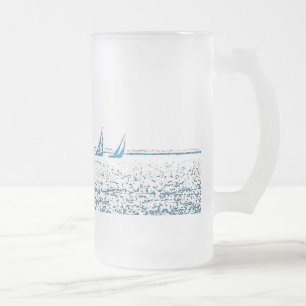 Sailboats Racing Mug