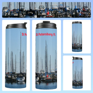 Sailboats St Petersburg Florida Customizable Thermal Tumbler