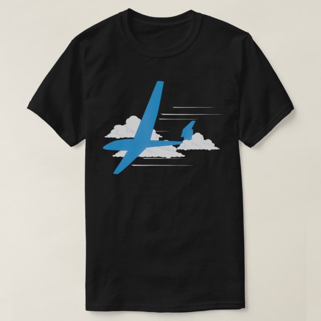 Sailer Sailplane Sail Aeroplane Gift Glider  T-Shirt (Design Front)