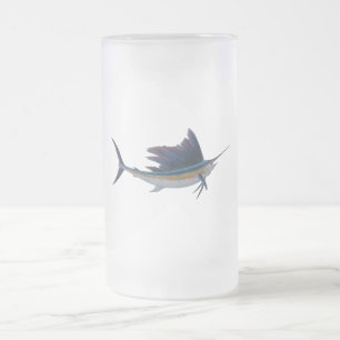sailfish beer mug