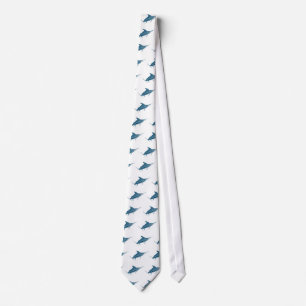sailfish coming up isolated on white tie