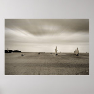 Sailing Across The Sea Print
