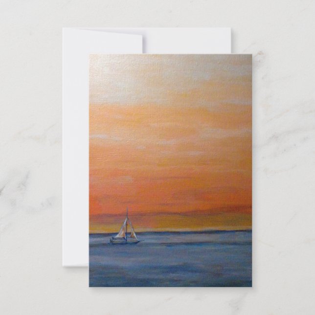 Sailing Along 3.5 x 5 Notecard (Front)