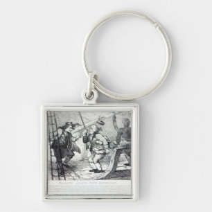 Sailing Among the Hebrides Key Ring