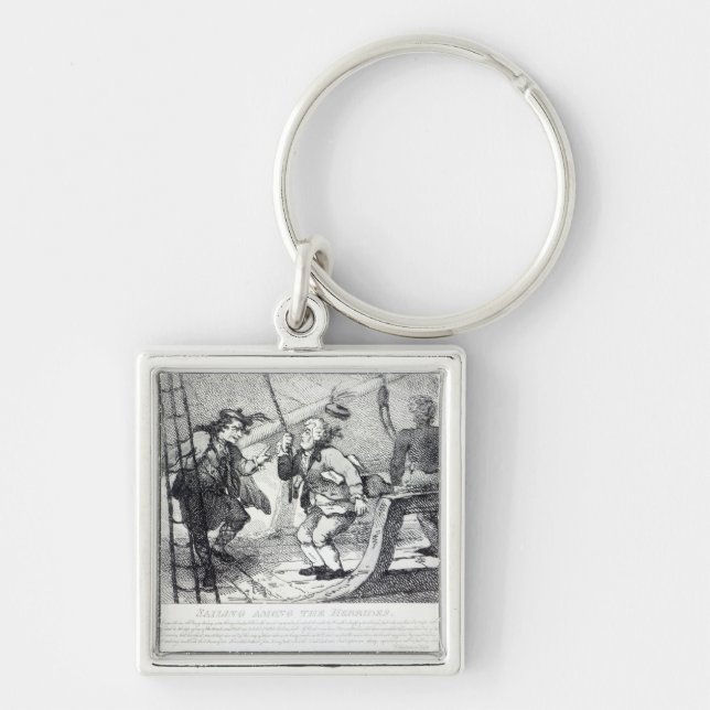 Sailing Among the Hebrides Key Ring (Front)