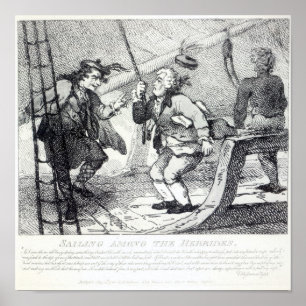 Sailing Among the Hebrides Poster