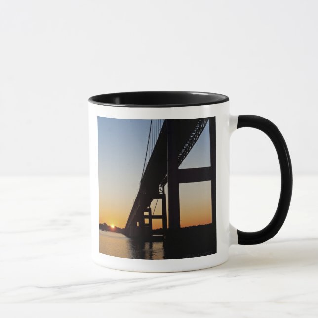 Sailing and leaving Newport Rhode Island Mug (Right)