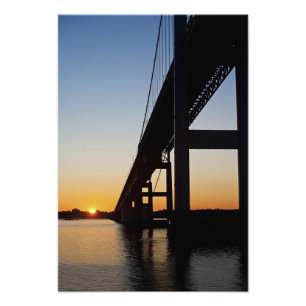 Sailing and leaving Newport Rhode Island Photo Print