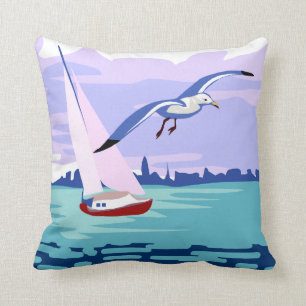 Sailing Artwork Cushion