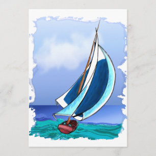 Sailing Away Invitation