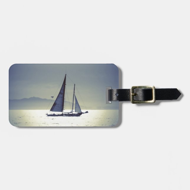 Sailing Away Luggage Tag (Front Horizontal)